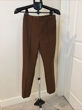 Classic Brown Slim Fit Pants